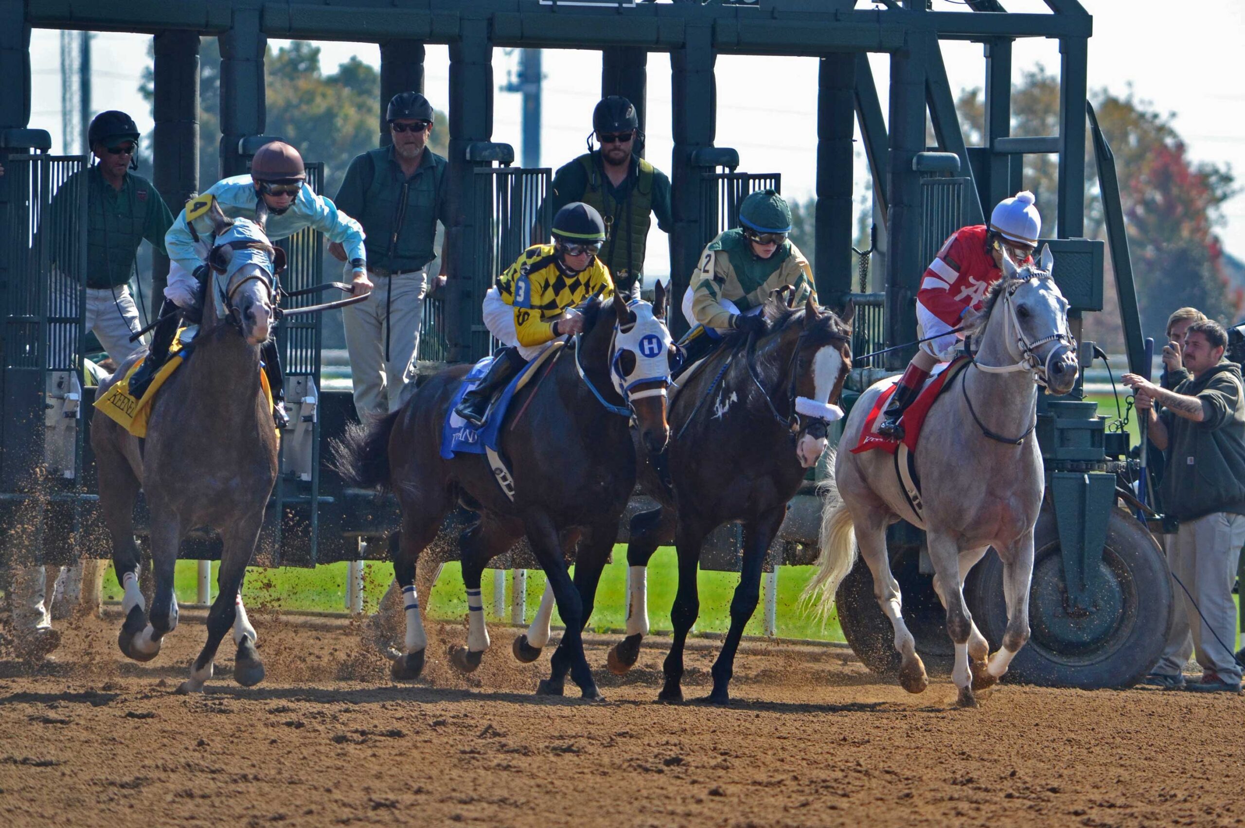 Misty mornings are magic at Keeneland